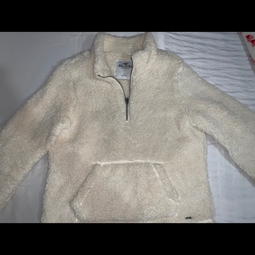 HOLLISTER SHERPA (WHITE/CREME)